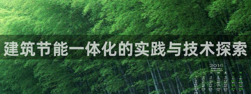 e尊国际可靠吗：建筑节能一体化的实践与技术探索