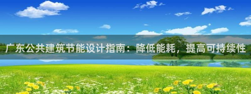 e尊国际娱乐官网下载：广东公共建筑节能设计指南：降低能耗，提高可持续性